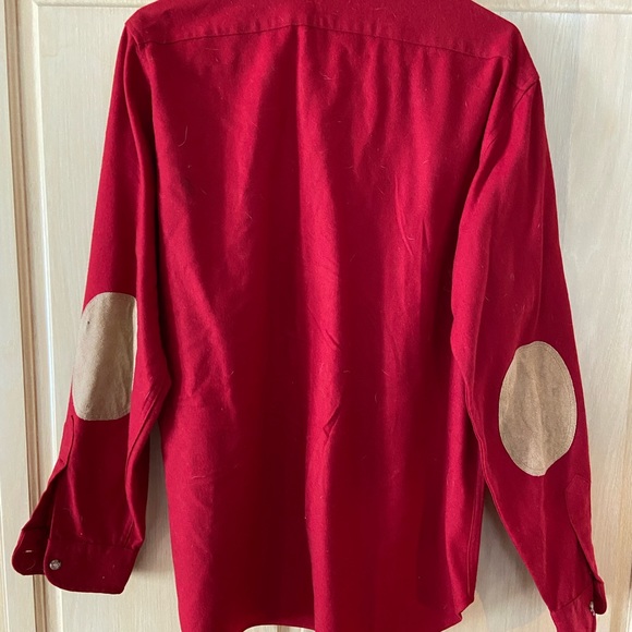 Men’s vintage Pendleton Loco Wool shirt, Red, Size L. - Picture 3 of 3